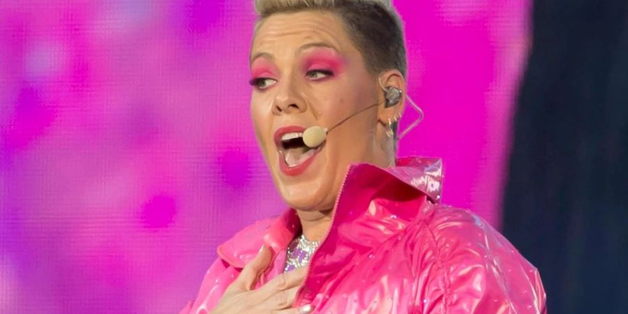 Pink während eines Auftritts auf dem «BST Hyde Park»-Festival in London.