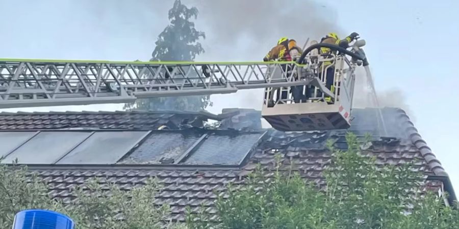 Dachbrand in Bern