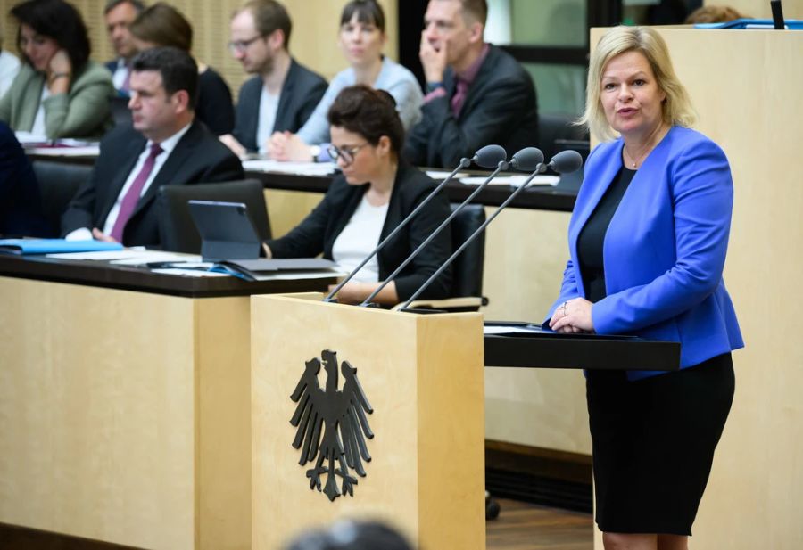 Nancy Faeser im Bundesrat