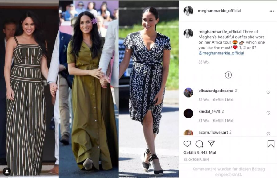 Meghan Markle in Sommerkleidern.