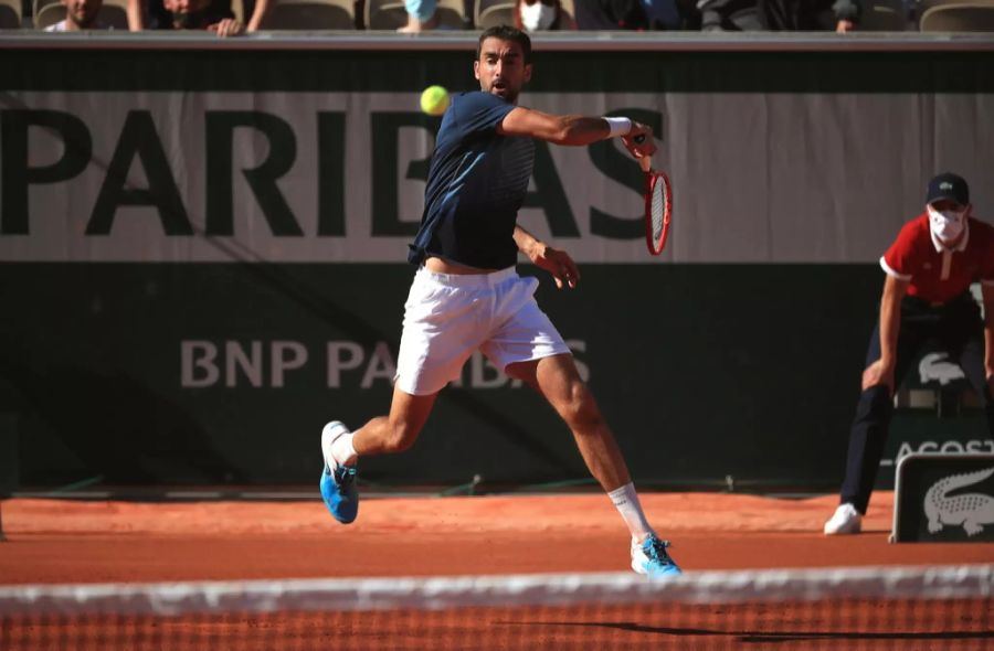 In Runde zwei geht es gegen den Kroaten Marin Cilic.