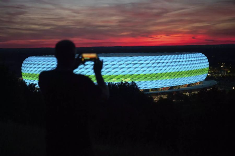 Die Allianz Arena soll an der Euro 2020 im letzten Gruppenspiel in Regenbogen-Farben leuchten.