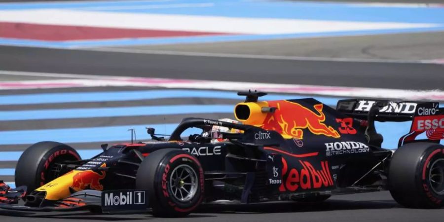 Legte auch im letzten Training in Le Castellet die schnellste Zeit hin: Max Verstappen. Foto: Francois Mori/AP/dpa