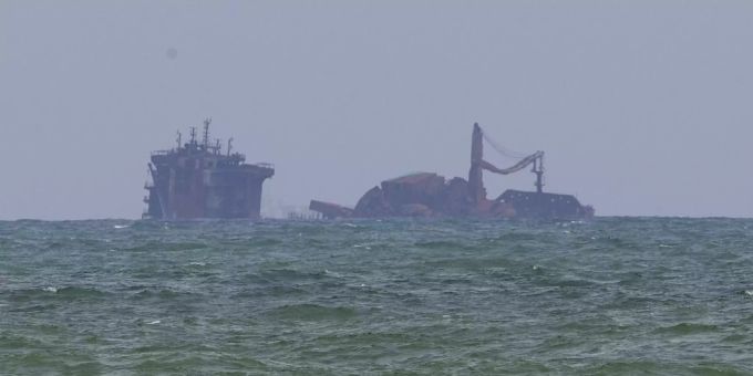 Vor Sri Lanka - Datenschreiber von gesunkenem Containerschiff gefunden