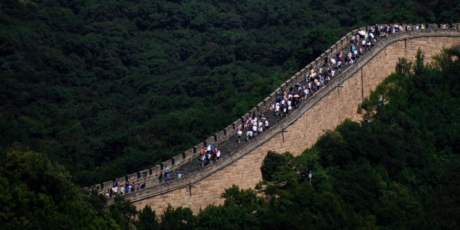 chinesische mauer bagger