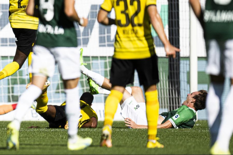 Der 2:1-Sieg von St. Gallen gegen YB wurde von der schweren Verletzung von Fabian Schubert überschattet.