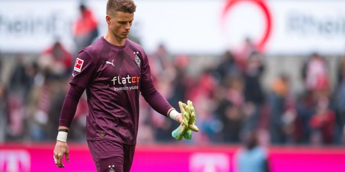 Für Gladbach-Keeper Jonas Omlin läuft die Saison noch nicht richtig rund. Für Gladbach-Keeper Jonas Omlin läuft die Saison noch nicht richtig rund.