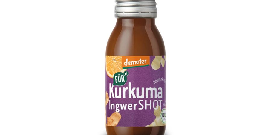 Die Safterei Voelkel ruft ihren Kurkuma Ingwer Shot zurück.