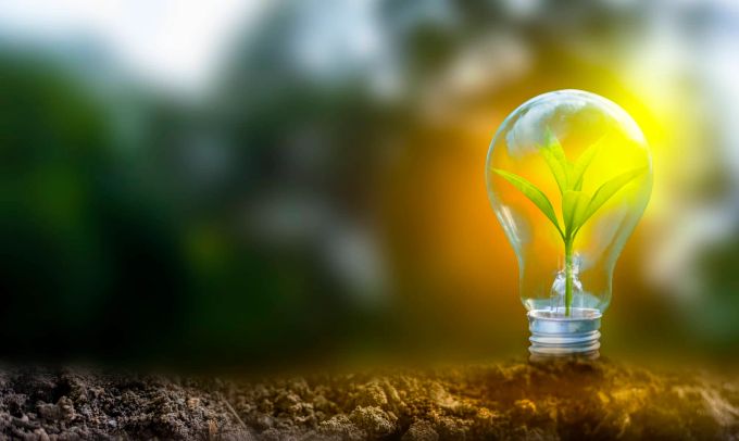 Verschiedene erneuerbare Energien werden dazu verwendet, um unsere Welt mit Energie zu versorgen. erneuerbare Energien