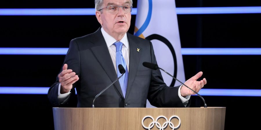 Russlands Sportler sollten nicht für den Angriffskrieg ihres Landes bestraft werden, sagt IOC-Präsident Thomas Bach.