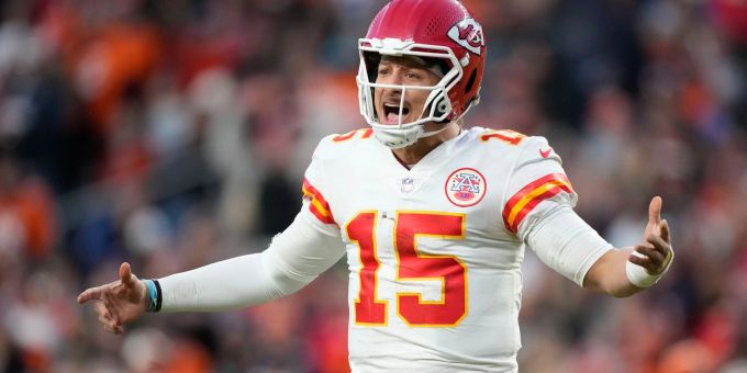Quarterback Patrick Mahomes ist der Star der Kansas City Chiefs. Quarterback Patrick Mahomes ist der Star der Kansas City Chiefs.