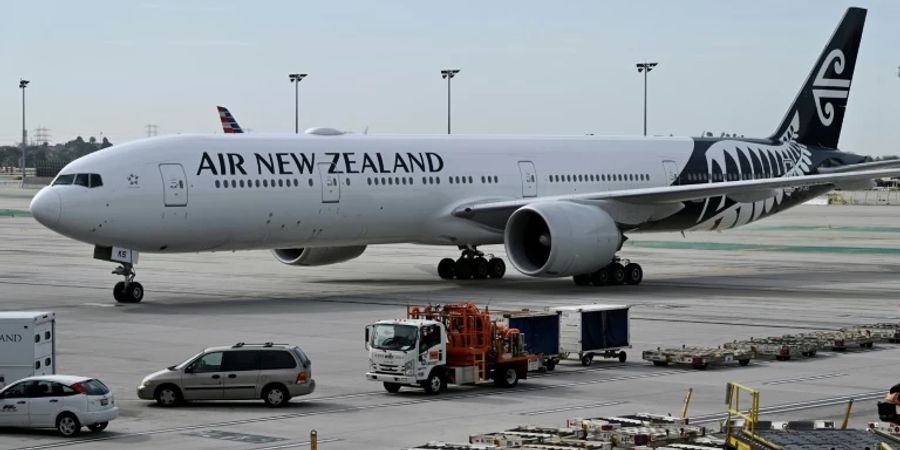 Demnächst mit  Prinzenklasse: Air New Zealand-Maschine