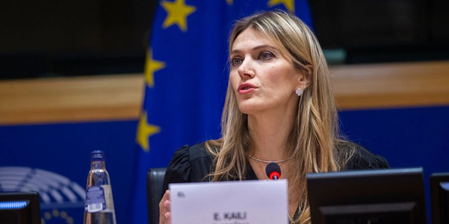 Die Vizepräsidentin des Europäischen Parlaments, Eva Kaili, in Brüssel.