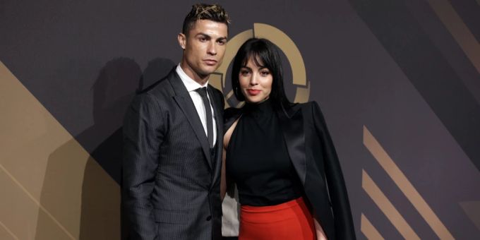 Cristiano Ronaldo und seine Freundin Georgina Rodríguez. Cristiano Ronaldo