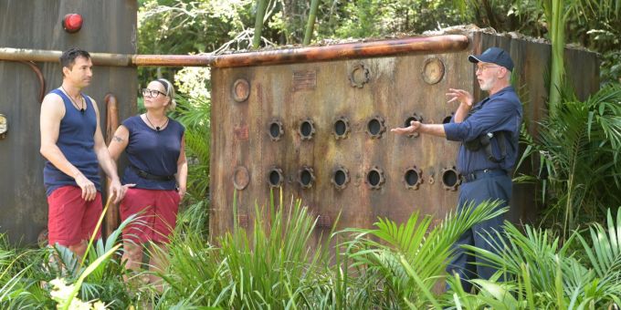 Dschungelcamp: Claudia und Lucas in «Die Schreck-Schrauben». Dschungelcamp