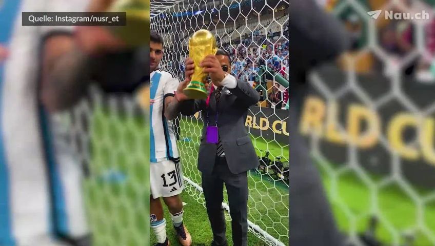 WM 2022: Jetzt erklärt Starkoch «Salt Bae» seinen Final-Platzsturm