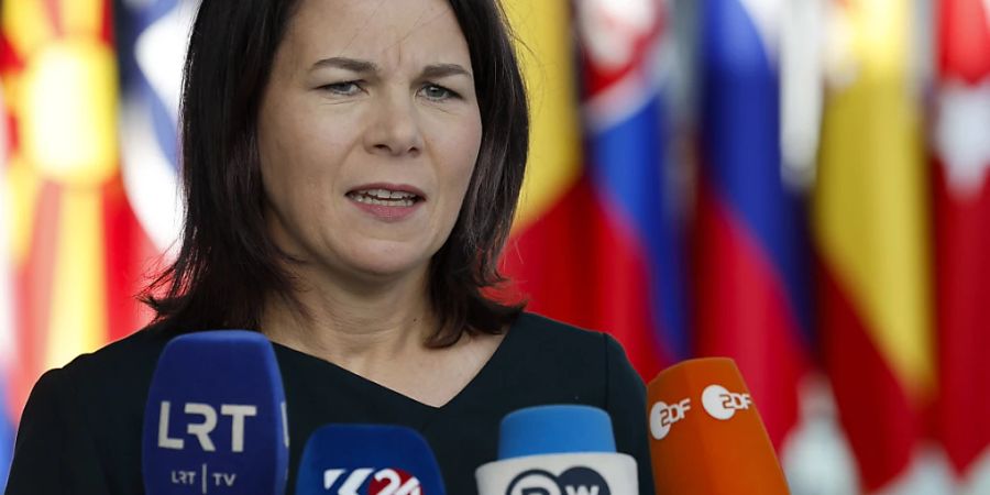 Aussenministerin von Deutschland: Annalena Baerbock. Foto: Geert Vanden Wijngaert/AP/dpa