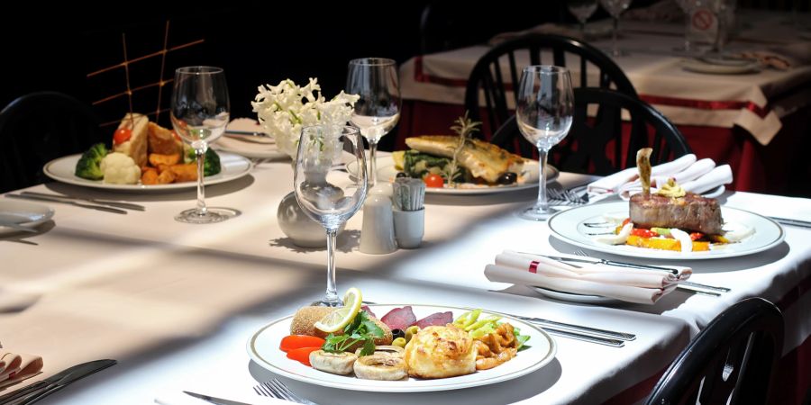 Tisch im Restaurant