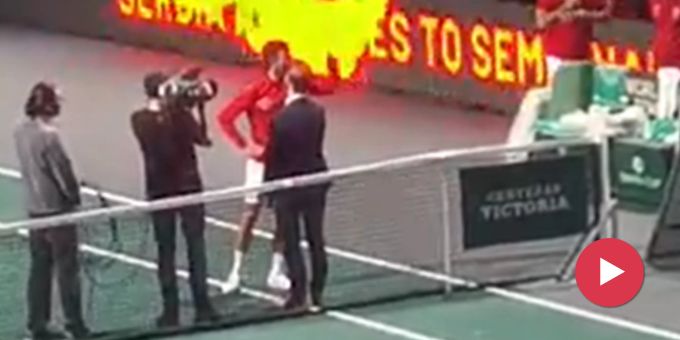 Zoff am Davis Cup - Djokovic zu Briten-Fans: «Shut up and go home!»