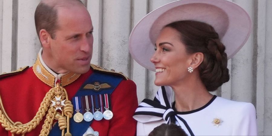 Gemeinsam nahmen Prinz William und Prinzessin Kate im Juni an der «Trooping the Colour»-Zeremonie zu Ehren von König Charles' Geburtstag teil.