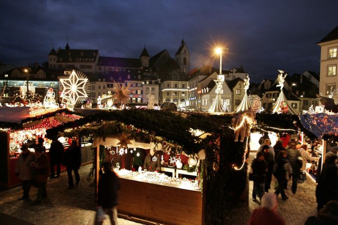 Weihnachtsmarkt Basel PET Depot-System