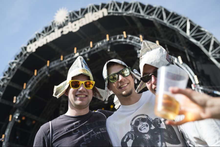 Das Openair St. Gallen verzeichnet ebenfalls eine höhere Nachfrage nach leichteren Apéro-Getränken.