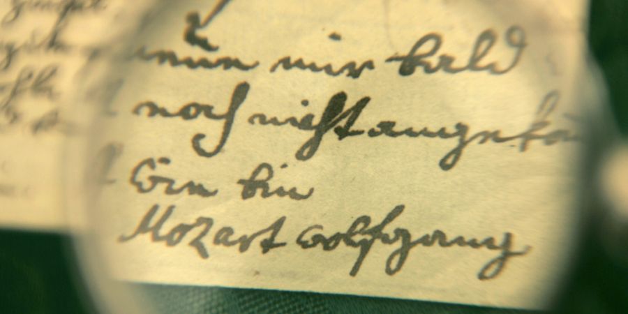 Unterschrift Mozart