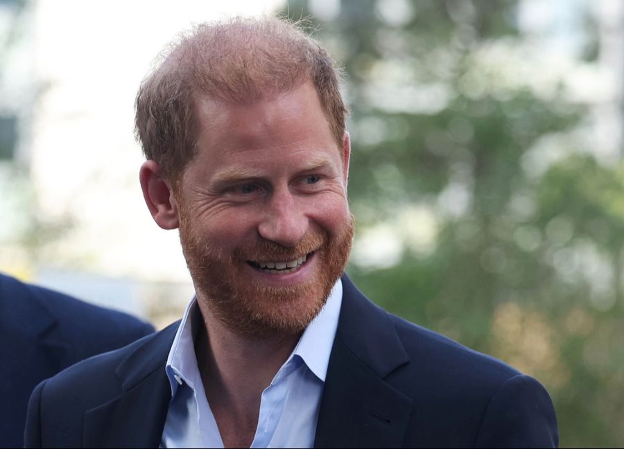 Prinz Harry während seines England-Trips.