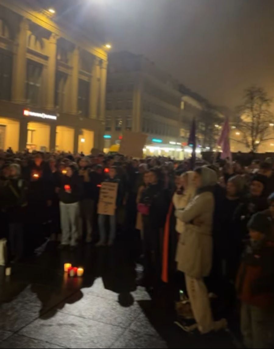 Demonstration Bundesplatz