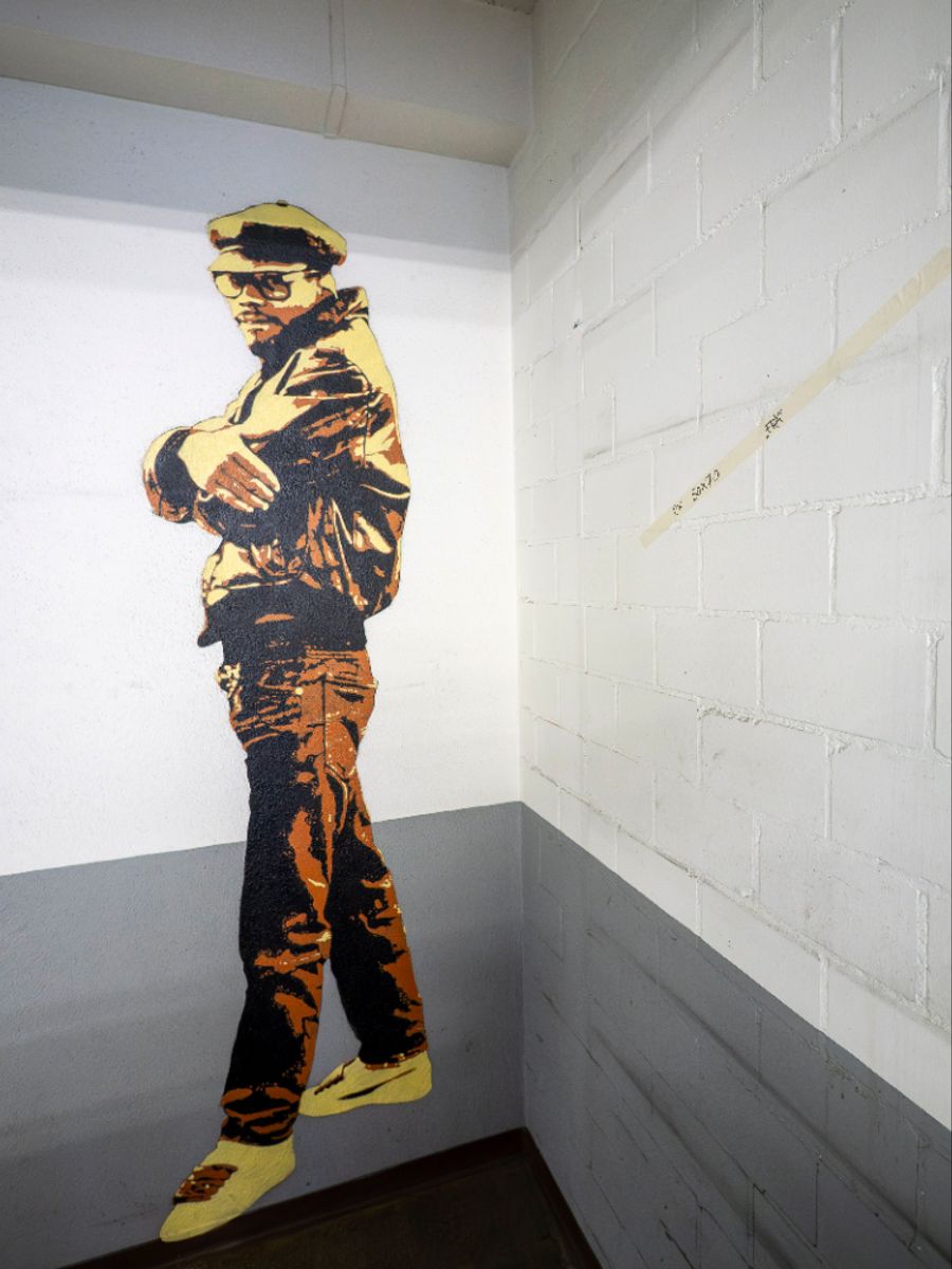 Graffiti Wand Experimentierfeld Raumkonzept