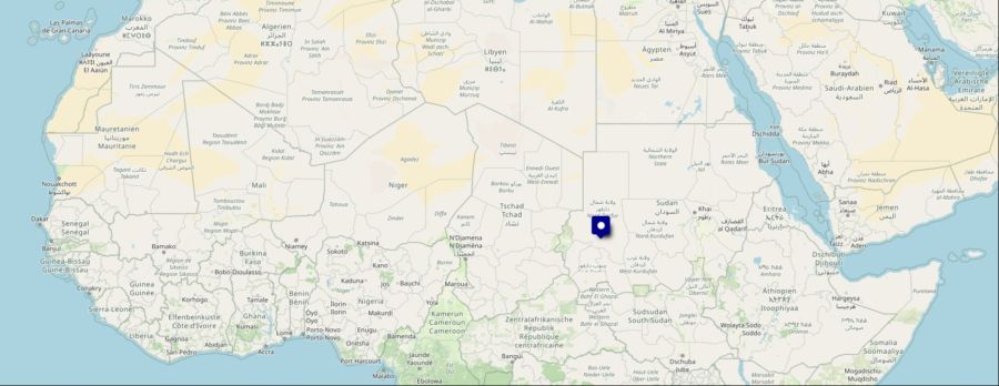 Karte Sudan Stadt