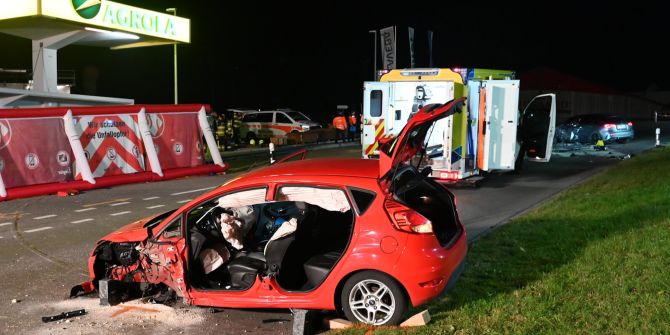 Niederglatt SG Frontalkollision