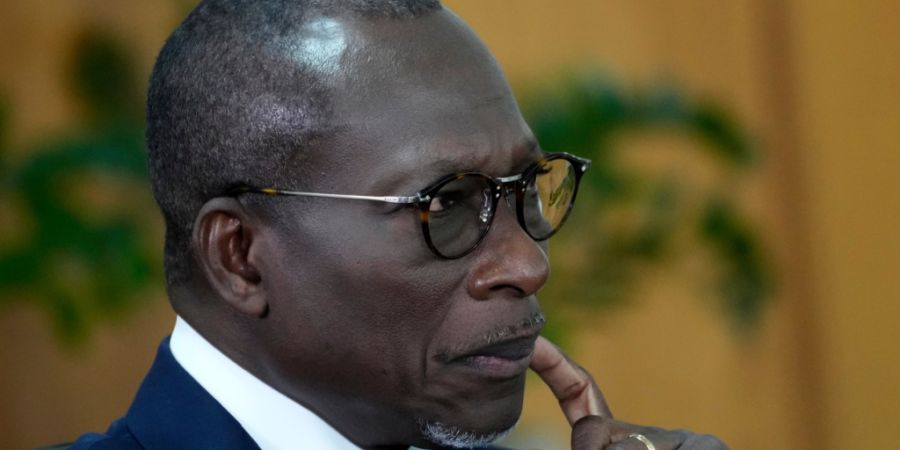 ARCHIV - Benins Präsident Patrice Talon (Archivbild). Foto: Eraldo Peres/AP/dpa