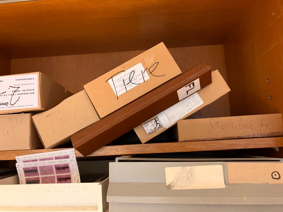 Auch Tiermotive oder speziell einen Steinbock kann man hier bekommen.