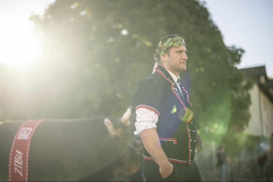 Armon Orlik und Zibu in Maienfeld.