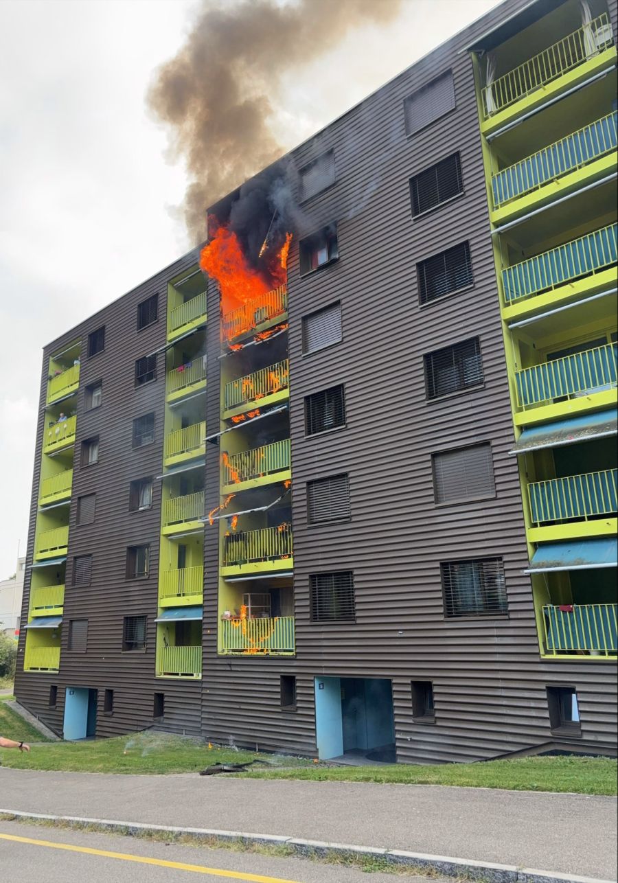 Zürich Kreis 11 Brand