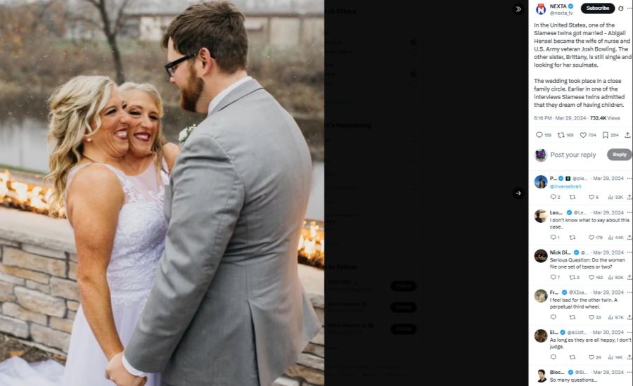 Die Hochzeit wurde erst im vergangenen Jahr bekannt, als die Heiratsunterlagen und auch Hochzeitsfotos veröffentlicht wurden.