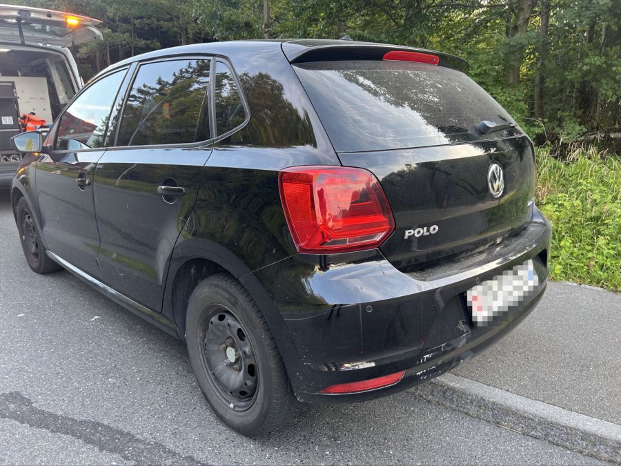 Bei der Auffahrkollision entstand Sachschaden.