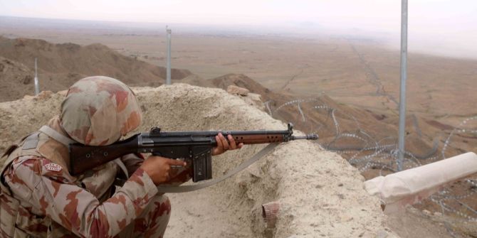 Soldat Grenze Afghanistan Pakistan