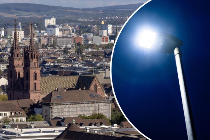 Ärger LED Strassenlampen Basel