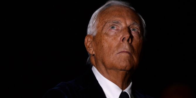 Italy Obit Armani