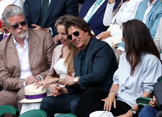 Tom Cruise während dem Frauen-Final in Wimbledon 2024. Wimbledon