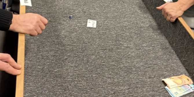 illegales Glücksspiels