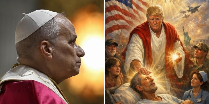 Donald Trump Papst Leo