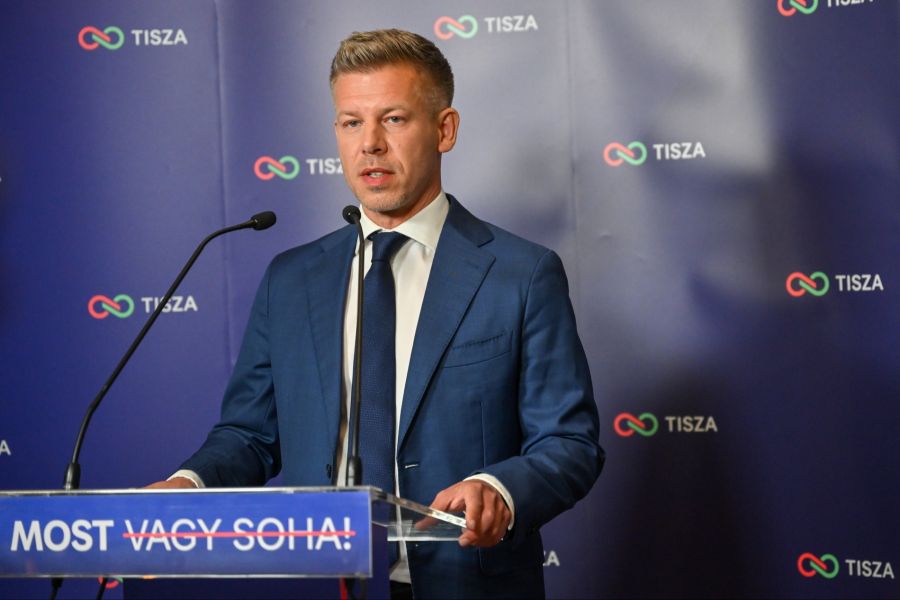 Oppositionsführer Peter Magyar