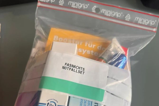 Fasnacht-Notfallset Medikamente