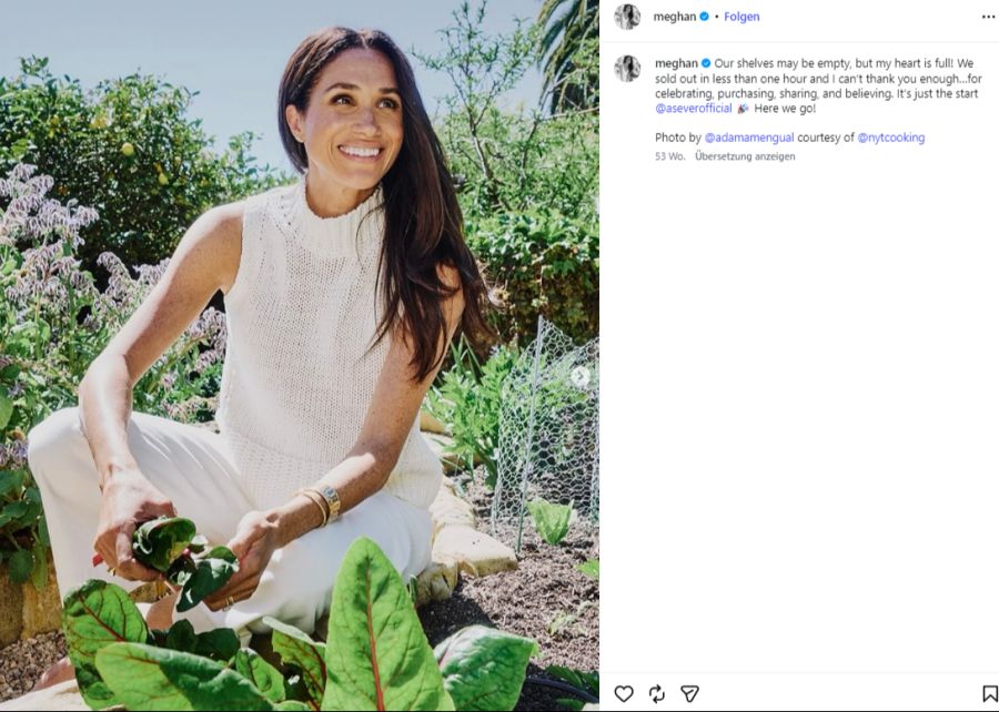 Die Herzogin lancierte zudem ihre eigene Lifestyle-Marke «As Ever».