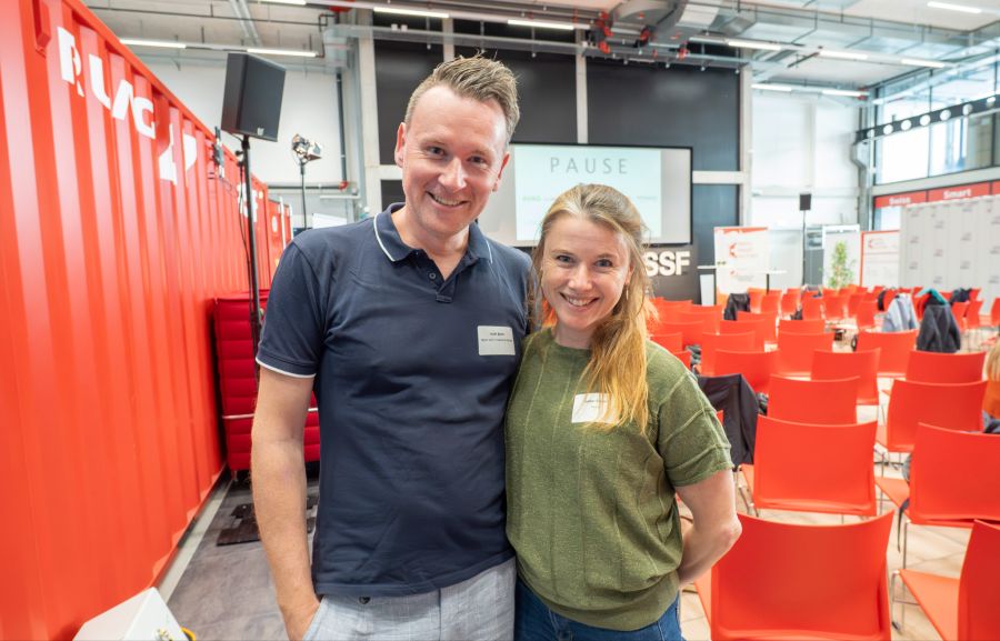 Bijörn Ischi (Björn Ischi Industrial Design) und Esther Hidber (Pusch)