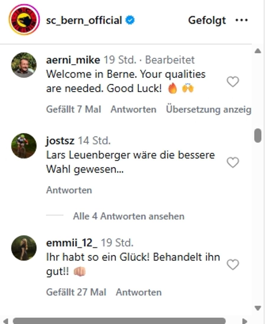 Zwischen den zahlreichen „Gefällt mir“-Angaben finden sich auch einzelne andere Personalwünsche.