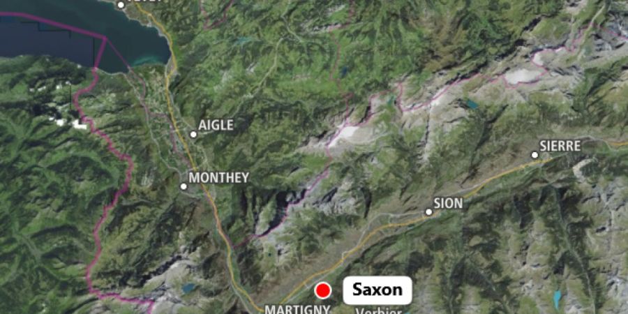 Der tödliche Unfall ereignete sich auf der Route de Fully in Richtung Saxon.